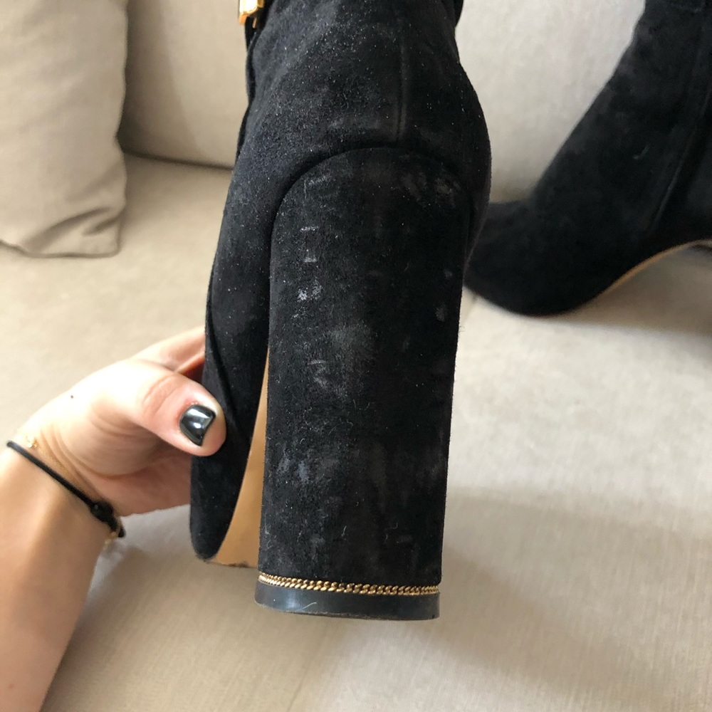 Salvatore Ferragamo high heel suede boots - Picture 4 of 7